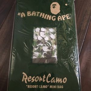 A Bathing Ape Resort Camo Mini Bag